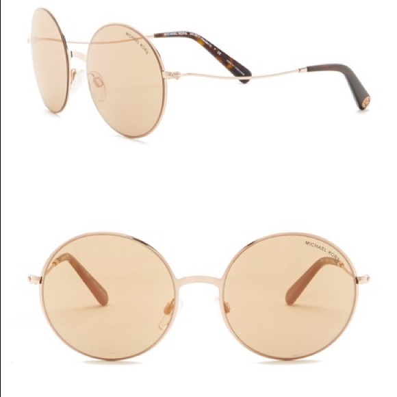 Michael Kors Accessories - Michael Kors Round Gold Sunglasses